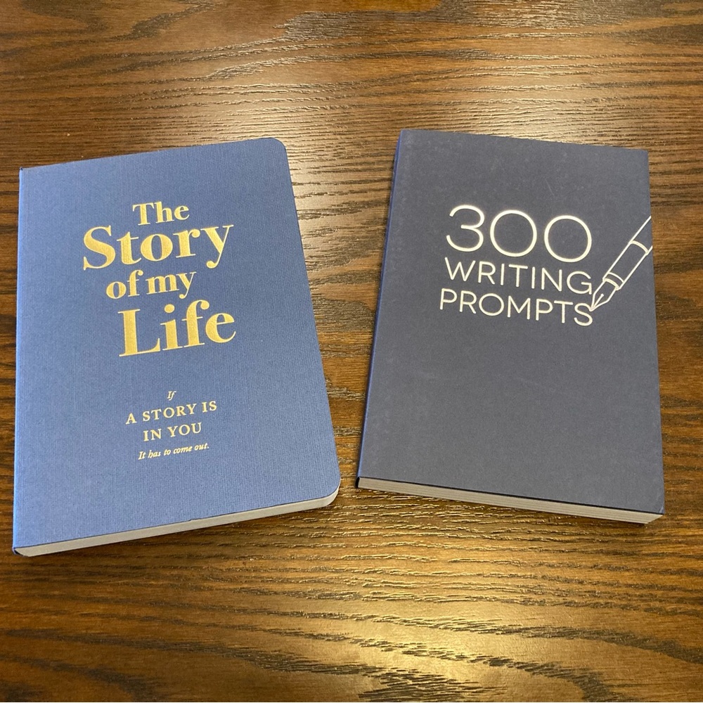 300 Writing Prompts & The Story of My Life Guided Writing Journals